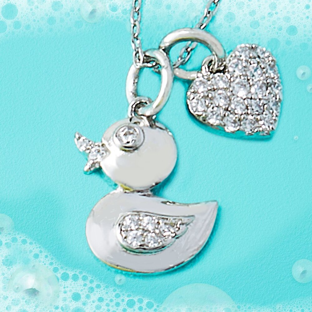 Rubber Ducky Heart  Necklace - Charmed Aroma 2021